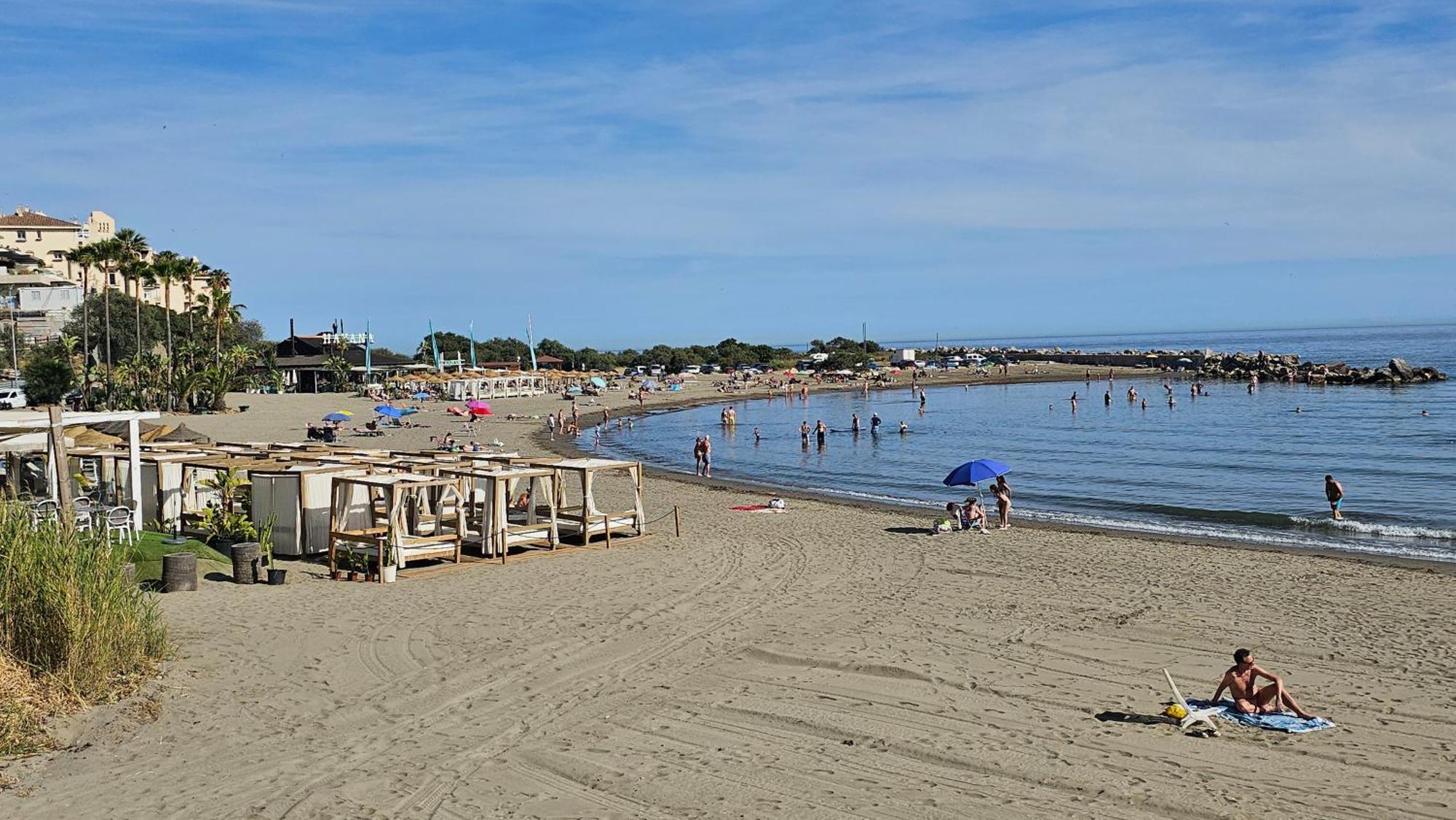 Апартаменты Junto A La Playa Del Cristo Cerca Del Puerto Эстепона Экстерьер фото