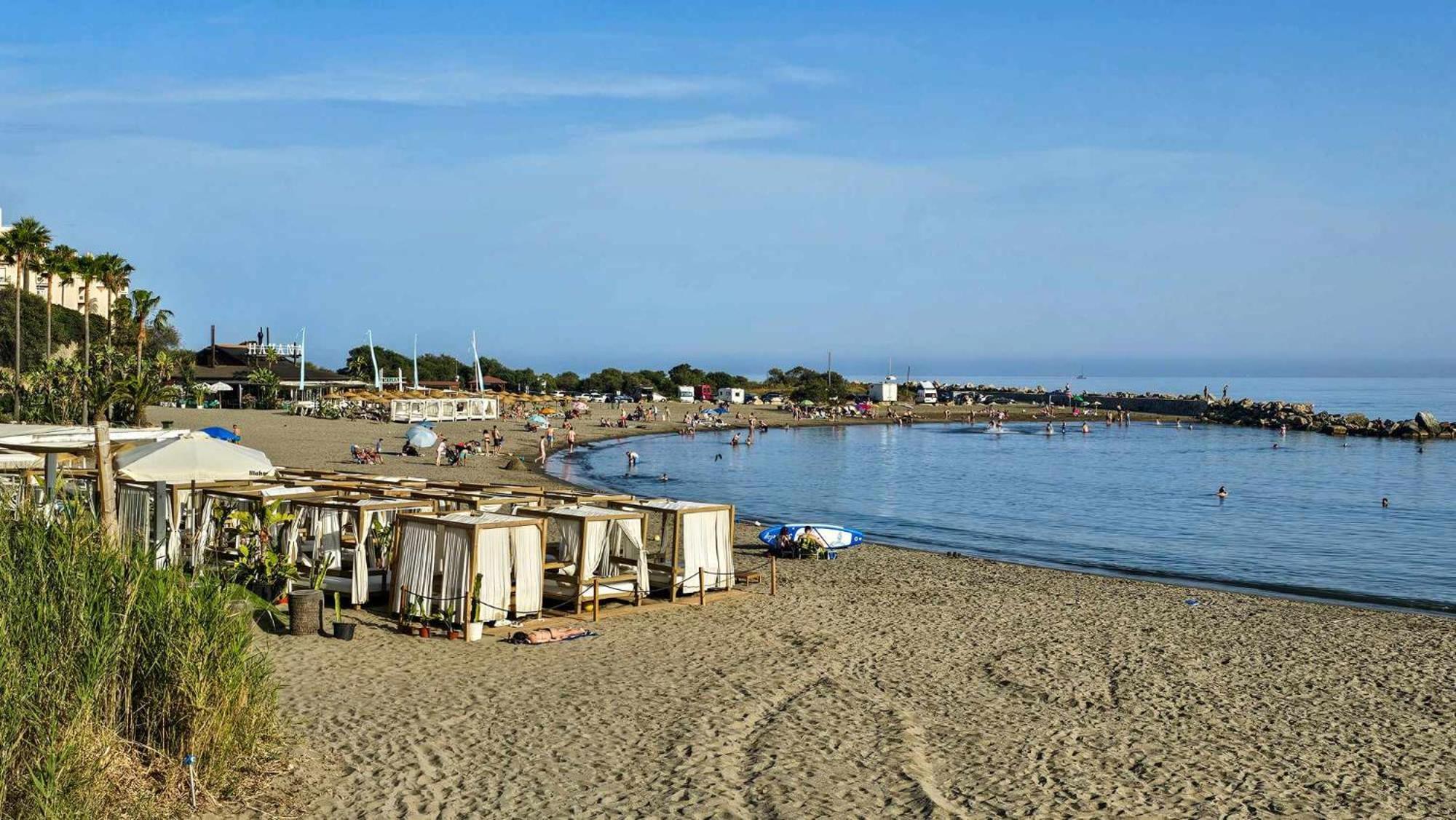 Апартаменты Junto A La Playa Del Cristo Cerca Del Puerto Эстепона Экстерьер фото