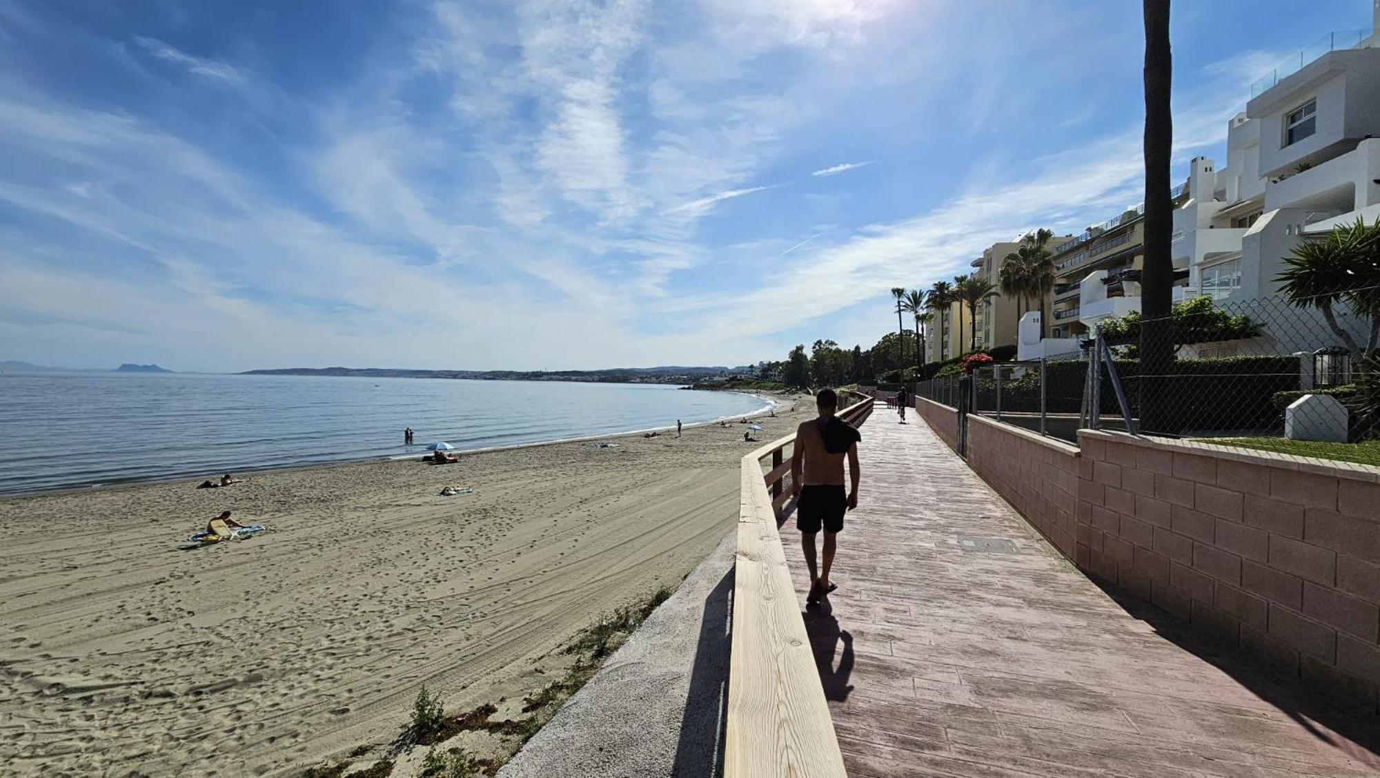 Апартаменты Junto A La Playa Del Cristo Cerca Del Puerto Эстепона Экстерьер фото